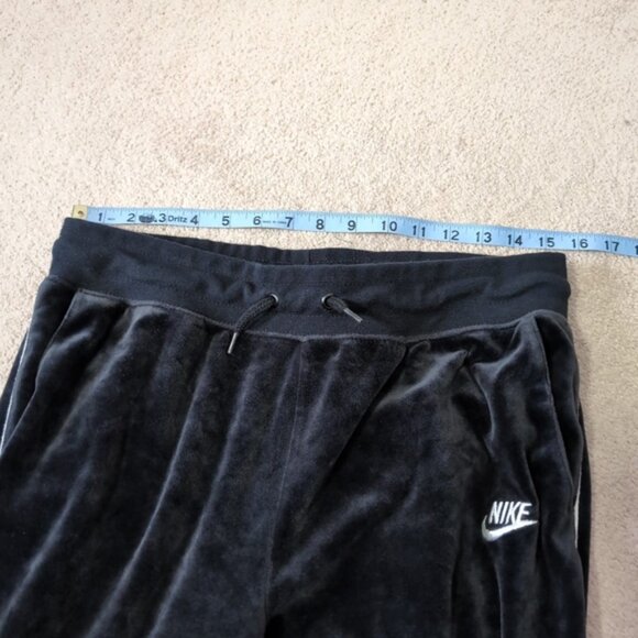 Nike Urban Streetwear Tapered Velvet Velour Retro Y2K Style Joggers M - Picture 7 of 8
